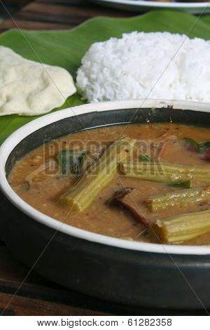 Drumstick Sambar - A lentil soup from India