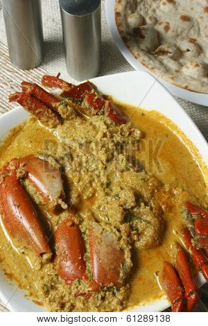 Karavali Crab Curry - Fresh Crabs In A Kerala Style Curry