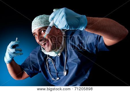 Doctor With Syringe