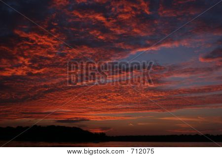 pôr do sol
