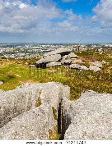 Carn Brea Hill Cornwall
