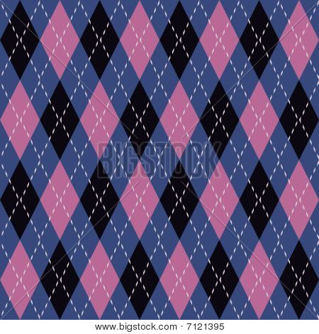 Argyle Bezešvé Pattern