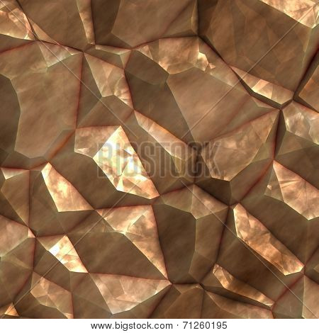 Mineral surface-The macro illustration