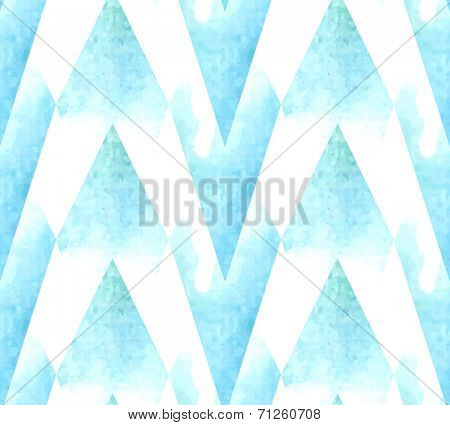 watercolor triangles seamless pattern