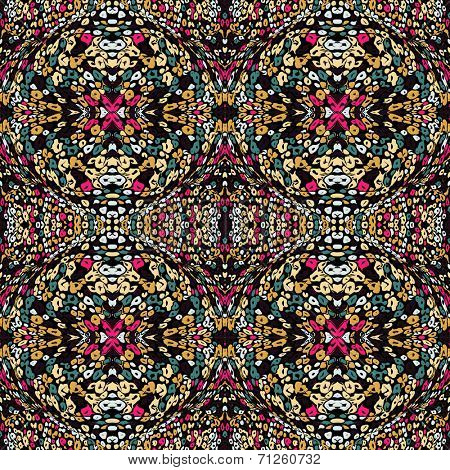 seamless psychedelic leopard skin 