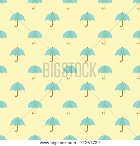 Umbrella Seamless Pattern  Background