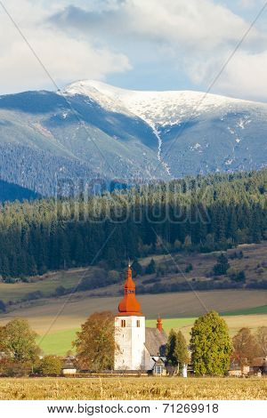 fortified church in Liptovske Matiasovce, Slovakia