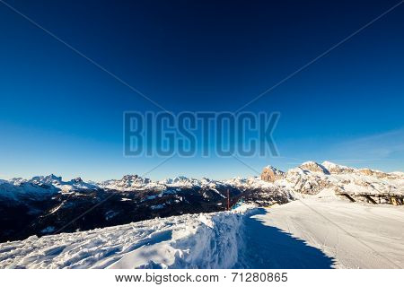 The Valley Of Cortina From The Peak Of Faloria