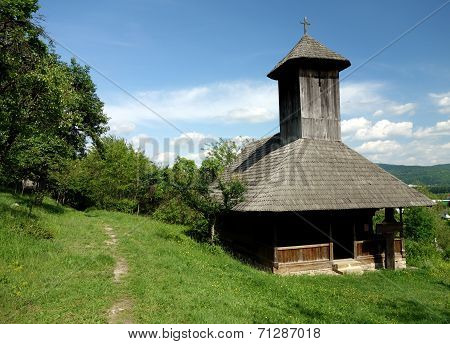 Old orthodox wooden church