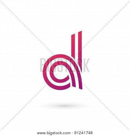 Letter D Logo Icon Design Template Elements