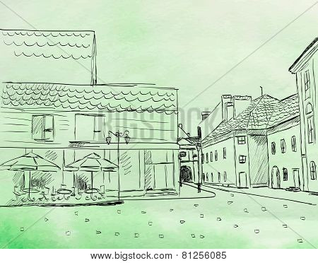 City sketch