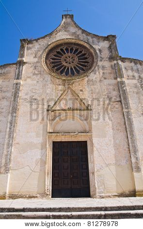 Mother Church of Laterza. Puglia. Southern Italy.