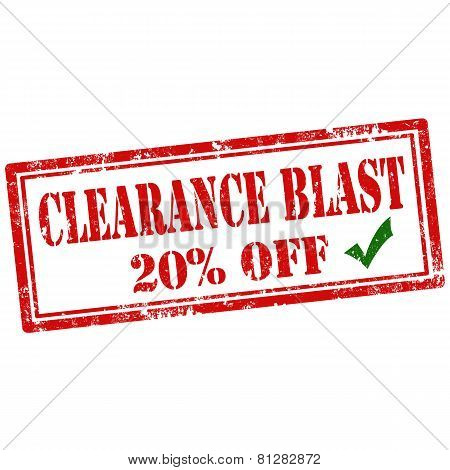 Clearance Blast-stamp