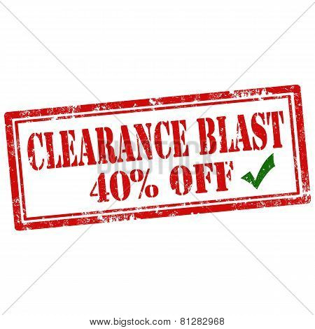 Clearance Blast-stamp