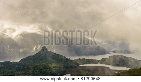Lake Manapouri in New Zealand's South Island