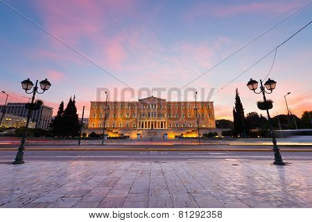 Syntagma square, Athens.