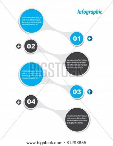 Infographic design template.