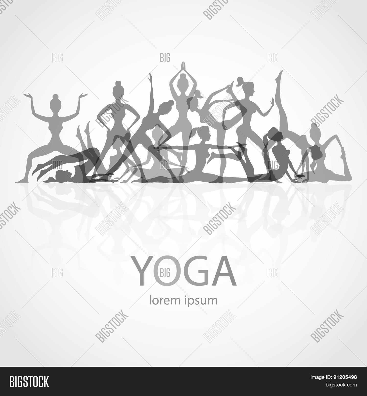 Yoga Poses Vector & Photo (Free Trial) | Bigstock