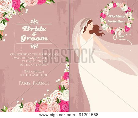 Bride And Roses