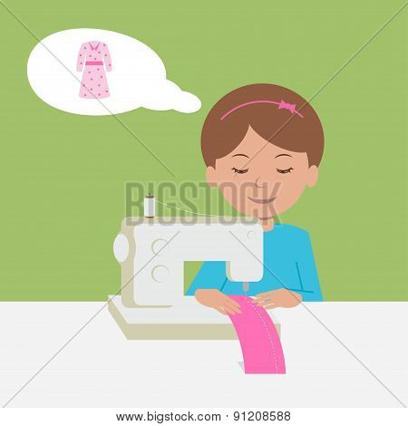 Workplace seamstress.