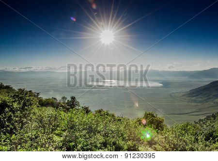 View Of Ngorongoro Crater From The Rim