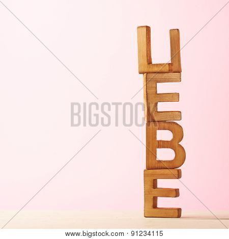Love composition of letters