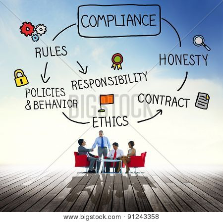 Compliance Rules Responsibility Legal Agreement Concept