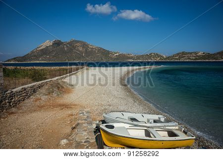 Agios Pablos Beach, Amorgos, Cyclades, Greece