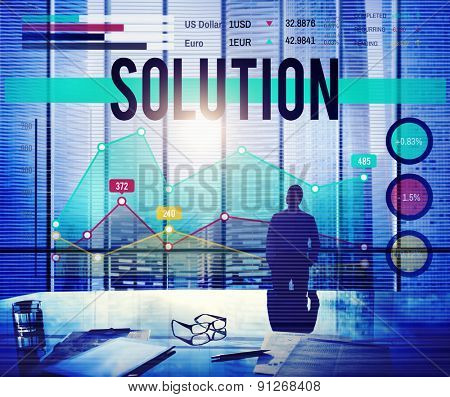 Solution Problem Solving Organization Management Concept