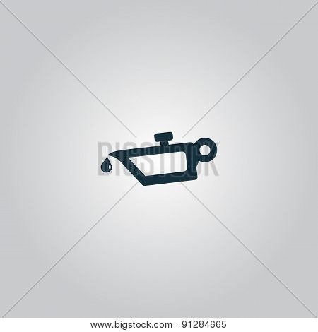simple engine oil icon
