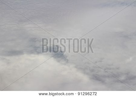 Cloud And Sky View From A Airplane