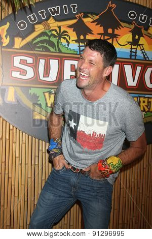 LOS ANGELES - MAY 20:  Mike Holloway at the Survivor Season 30 Finale at the CBS Radford on May 20, 2015 in Studio City, CA