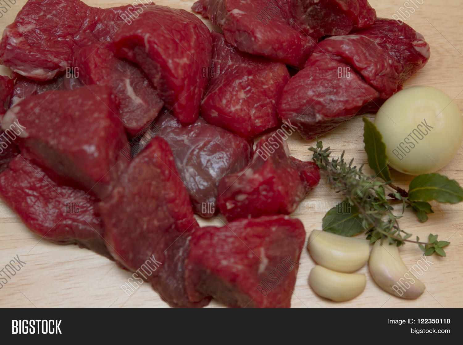 Stewing Steak Close Image & Photo (Free Trial) Bigstock