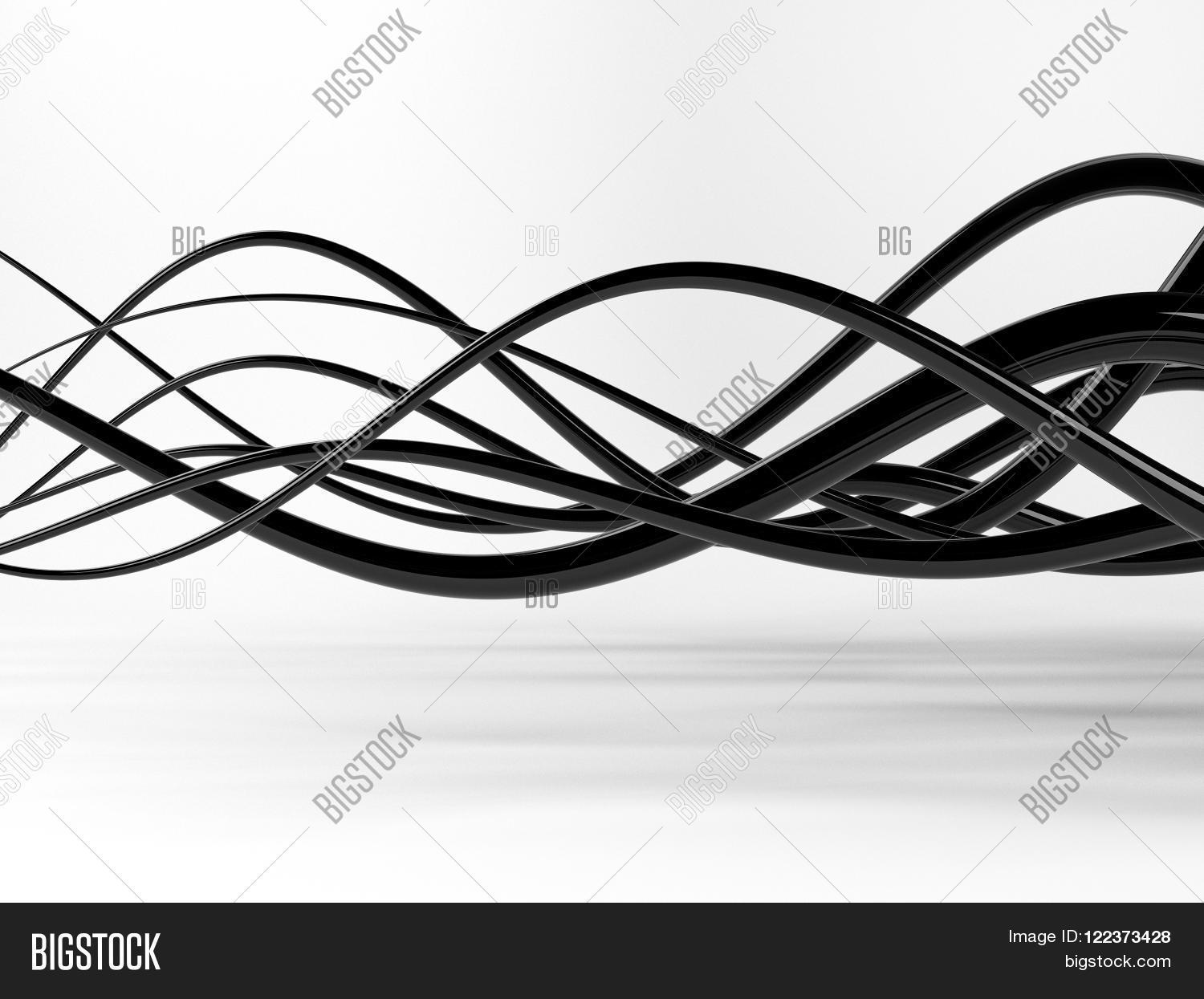 Black And White Electrical Wire
