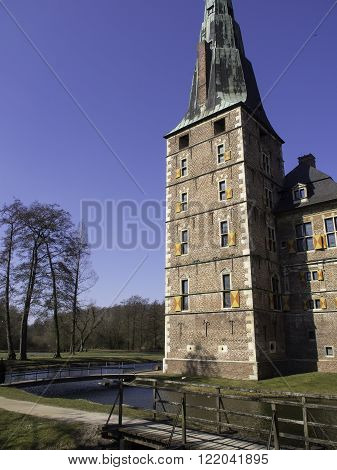 the Castle of raesfeld in the german muensterland