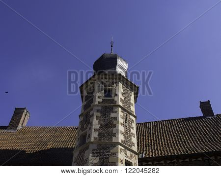 the Castle of raesfeld in the german muensterland