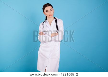 doctor with stethoscope medicine hospital equipment healthy