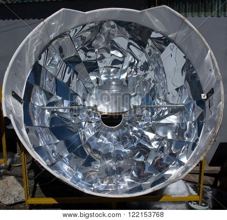 Solar Cooker In The Himalaya Mountains. Nepal
