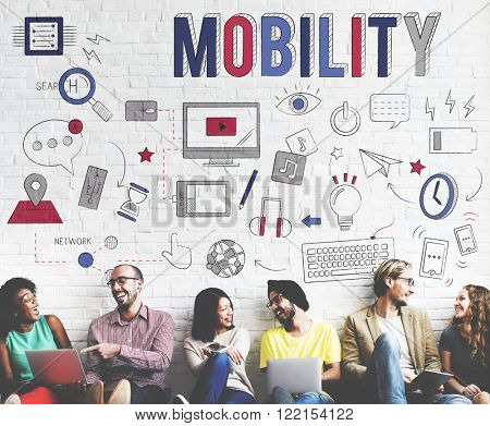 Mobility Global Communication Digital Connection Concept