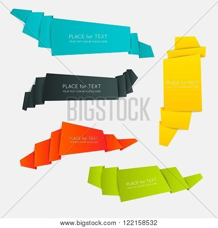 Colorful And Decorated Paper Banners