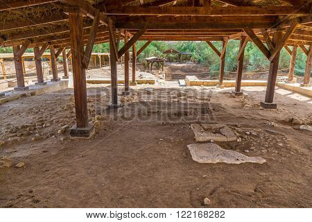 Church of St. John the Baptist. This site, Betania at Jordan River in Jordan, is considered to be the site of the baptism of Jesus. Jordan