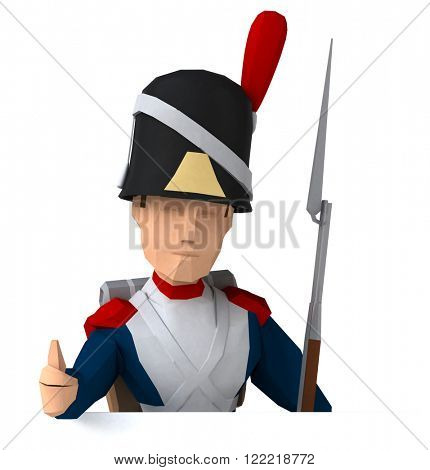 Napoleonic grenadier