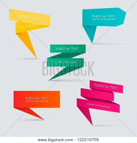 Colorful And Decorated Paper Banners