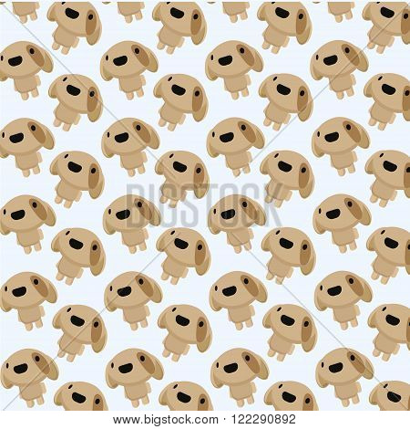 dog vector seamless pattern, vector background, vector illustration