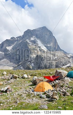 Camp In The Mountains