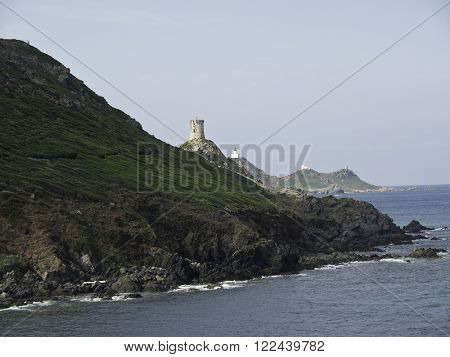 the beautifull French Island of corsica in the mediterranean