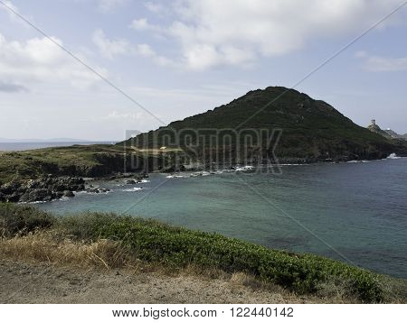 the beautifull French Island of corsica in the mediterranean