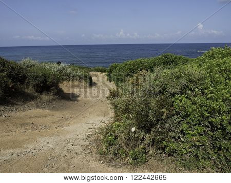 the beautifull French Island of corsica in the mediterranean