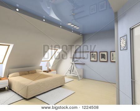 Camera da letto moderna Interior