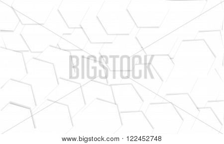 Abstract polygonal background with shadows in modern style